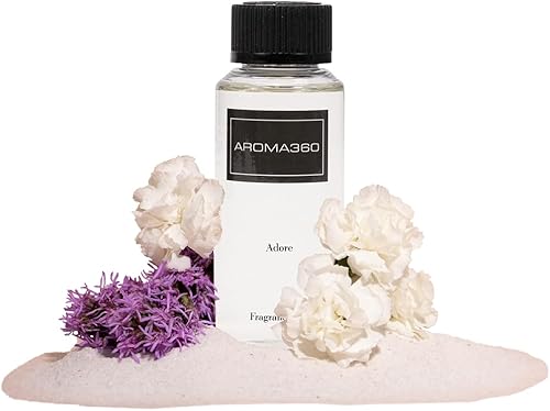 Miniatura 51 de Aroma360 - Mezcla de Aceites Adore - Difusor de Aceites Esenciales de Lujo Inspirado en Hoteles - Aceite Difusor de Aromaterapia - Blanco de Té,