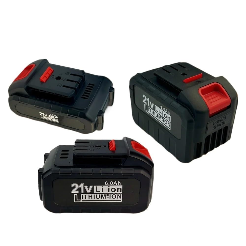 ， Compatibile con Dayi ， Batteria ricaricabile for utensili elettrici agli ioni di litio da 21 V 3,0/6,0/9,0 Ah Adatto ， Compatibile con cordless ， Chiave elettrica, trapano, sega ecc. | 5S2P 21V 6000mAh