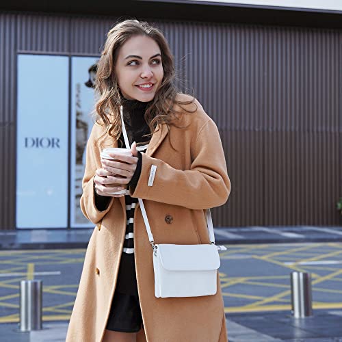 Image of befen Genuine Leather Small Crossbody Bags for Women Cell Phone Travel Bag