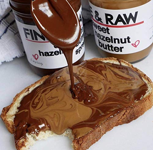 image for Fine & Raw Organic Hazelnut Butter Spread 8 Ounce – Clean Ingredient