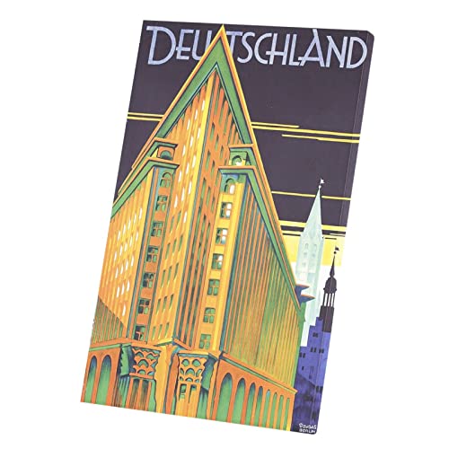 Poster vintage Allemagne tourisme art déco pour sublimer votre salon rétro