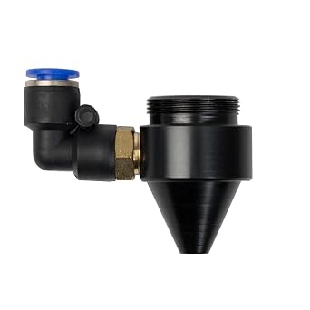 Air Nozzle Diameter 18mm FL38.1mm for Laser Head at CO2 Laser Cutting MachineNozzle with Fitting