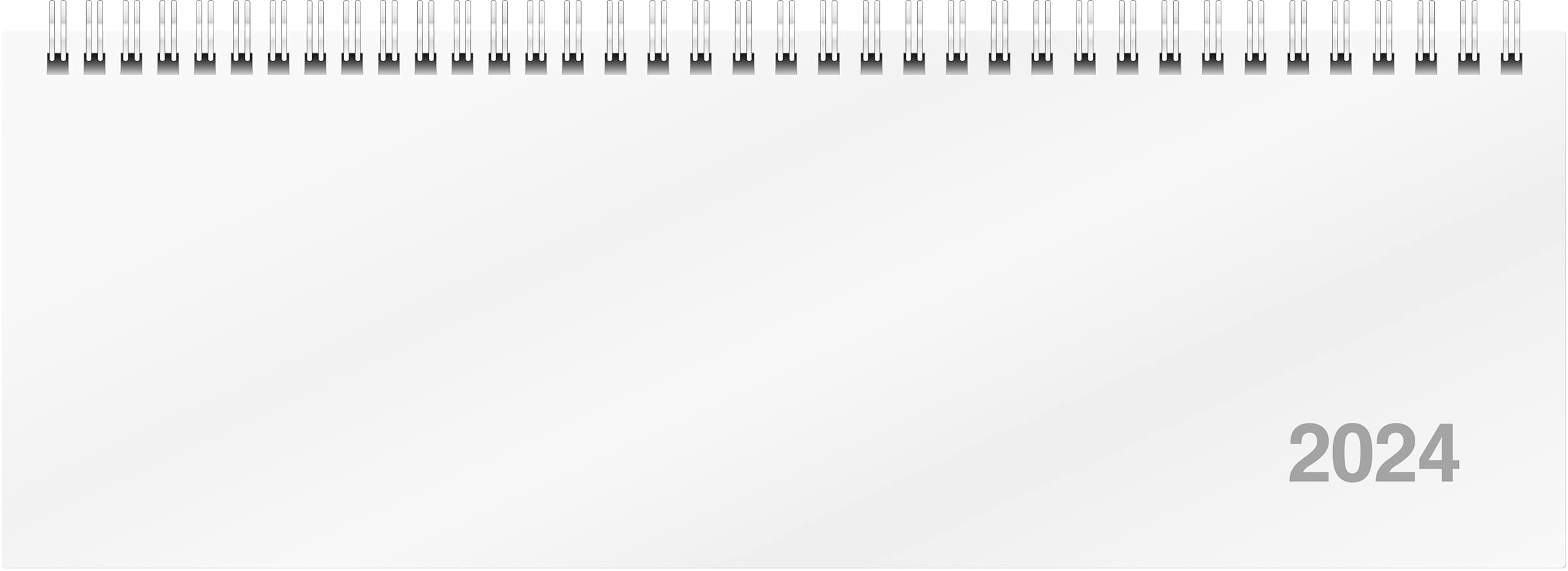 rido/idé Weekly calendar model ac-weekly calendar 2024, 2 pages = 1 week, sheet size 30.7 x 10.5 cm, white