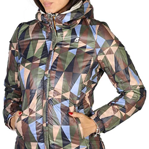 K-Way K007FG0 Blouson compact unisexe coupe ajustée avec capuche intégrée - 5