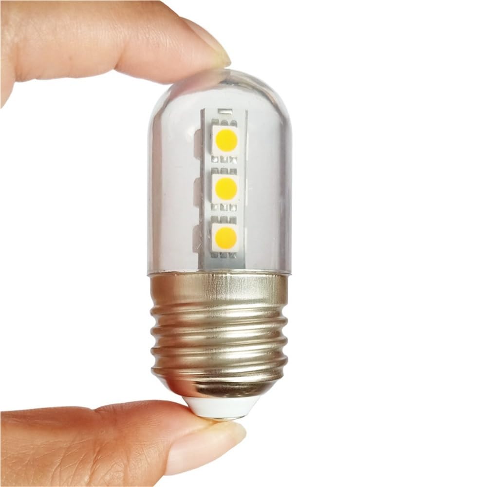 RZL Lighting, Paquete de 50 bombillas LED for el hogar, CA 220 V, 2 W, T26S, E27/B22, minilámpara colgante de plástico T30(Cool White 6500K,E27 220V)