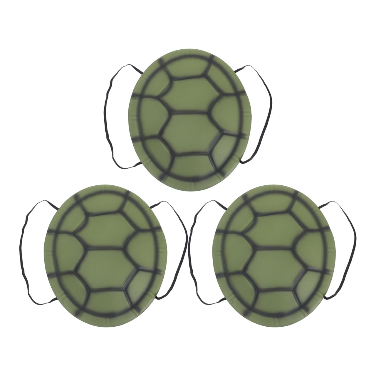 2 Stück Schildkrötenpanzer Kostüm - Ninja Turtle Rückenpanzer Für Kinder & Erwachsene