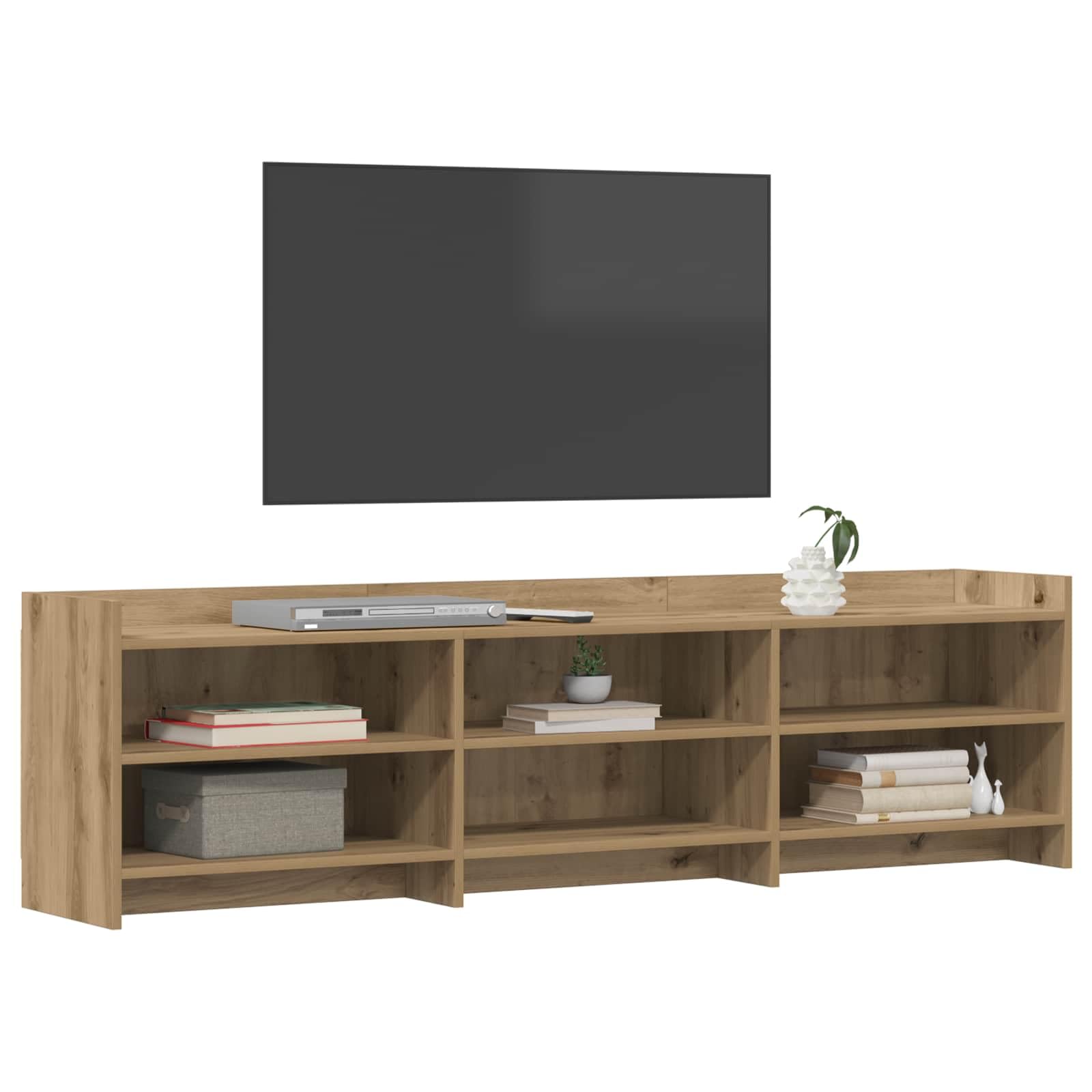 Drewniana szafka pod telewizor 168 x 33 x 47 cm Dub Artisan