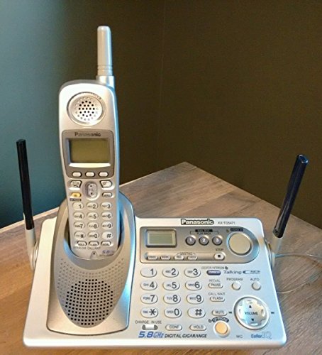 Motorola MA561 5.8 GHz Analog Cordless Phone with Digital Answering System (Silver)