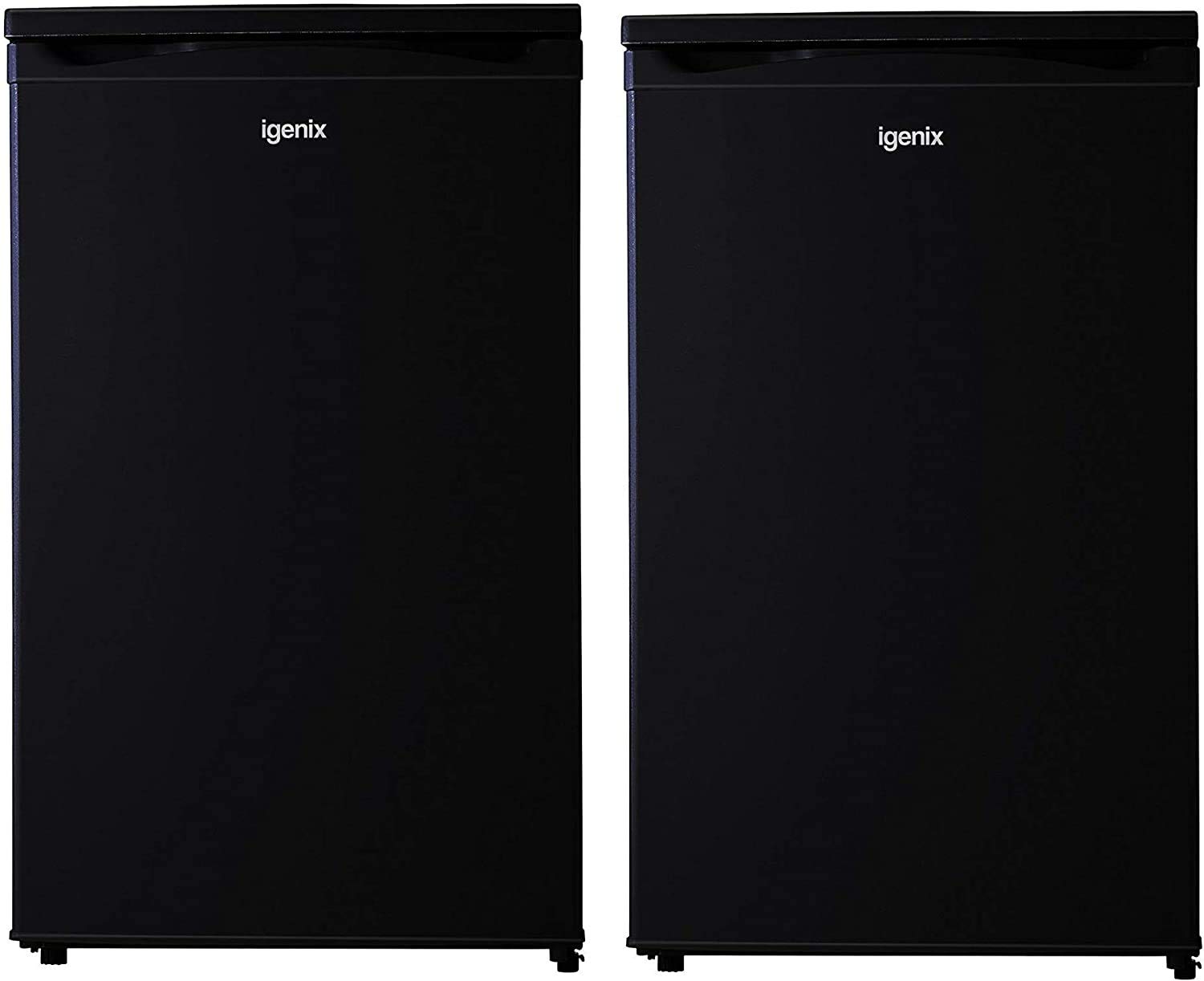 Igenix Freestanding Under Counter Larder Fridge & Freezer Set, Reversible Doors, 55cm Wide, Inox — view 6