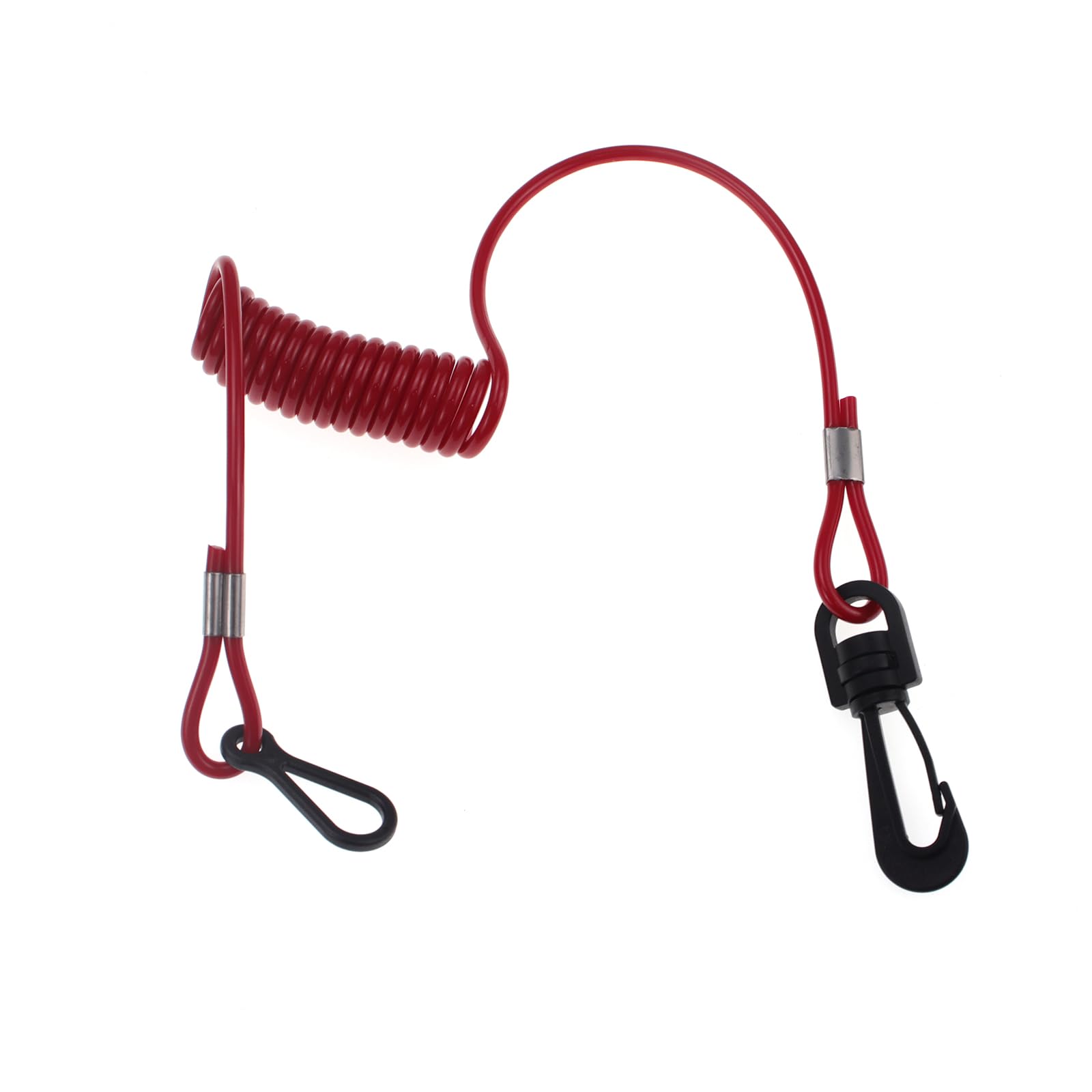 ZOOKOTO 8M0092850 Boat Safety Kill Stop Switch Connector Lanyard Tether Kill Switch Lanyard Fit for Mercury Mercruiser Replace 15920Q54 823037A0