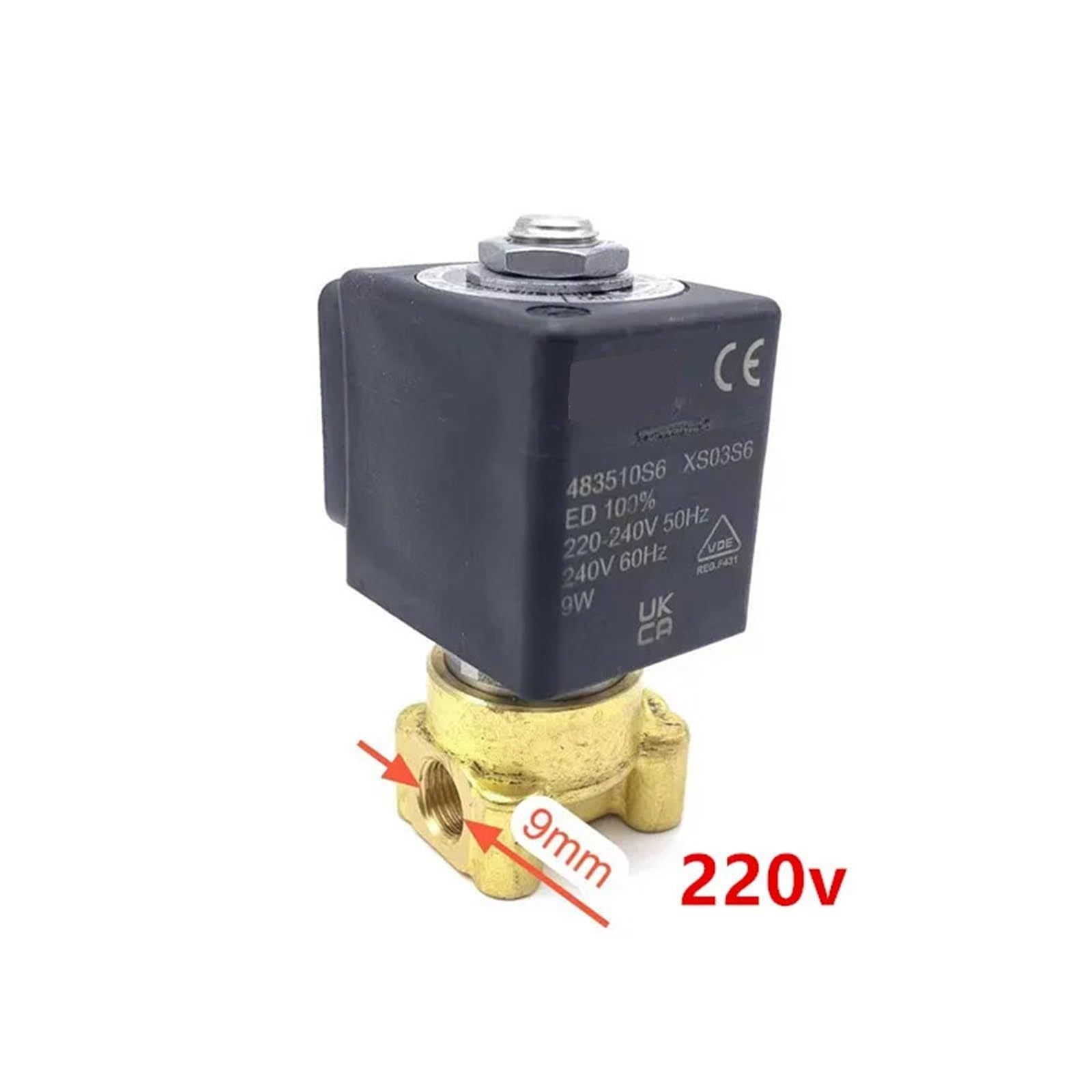 Válvula Solenoide De Entrada De Agua 1/8, 220v/24v, Compatible Con FAEMA, Accesorios For Cafetera E98(24V 1PCS)