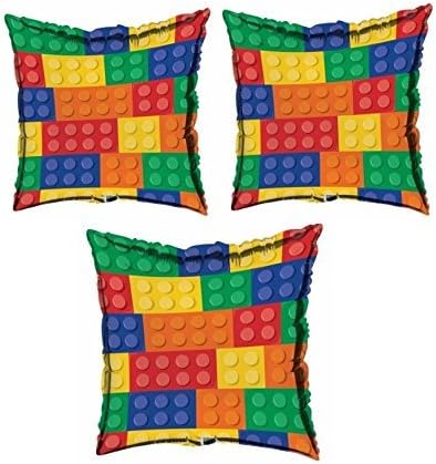 Brick Foil Mylar Balloon ~ 3ct