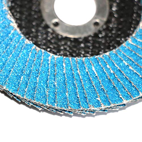 Disques de ponçage grain 60 pour éliminer la rouille sans rayer meuleuse d'angle 100mm - 2