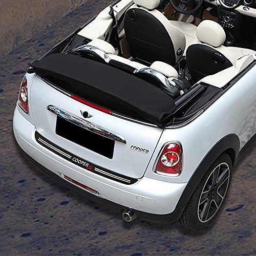 5D Carbon Fibre Texture Rear Bumper Vinyl Decal Stickers For Mini Cooper R56 R57 Cooper S Accessories #TOP5