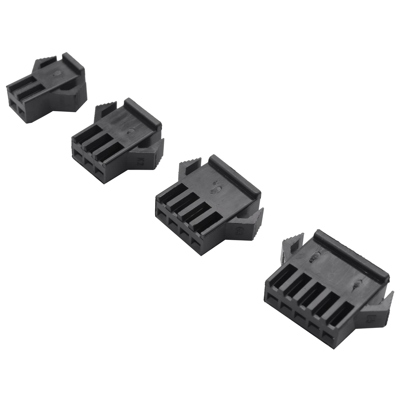 2,5 mm Pitch 2 3 4 5 pin JST SM e femmina maschile set 560 pezzi (560 pezzi)
