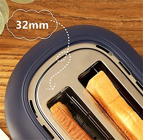 TOASTERS Multifunktionale 2 Slice Toaster Defrost REHEAT Cancel 7 Bräunungssteuerung Home Retro Frühstücksmaschine… – Bild 3