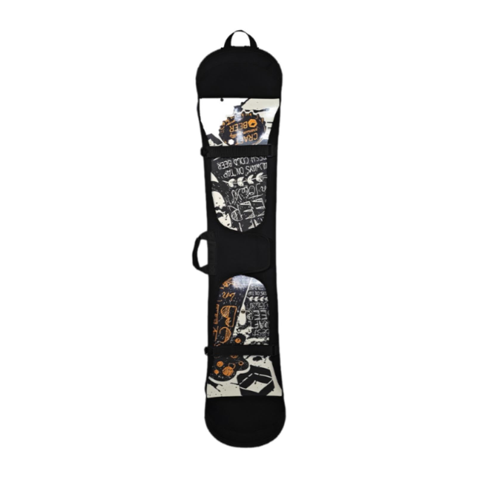 Sac de Transport pour Snowboard, Housse de Planche de Ski, Sac à Dos avec Sangle Amovible, étui pour équipement d'hiver