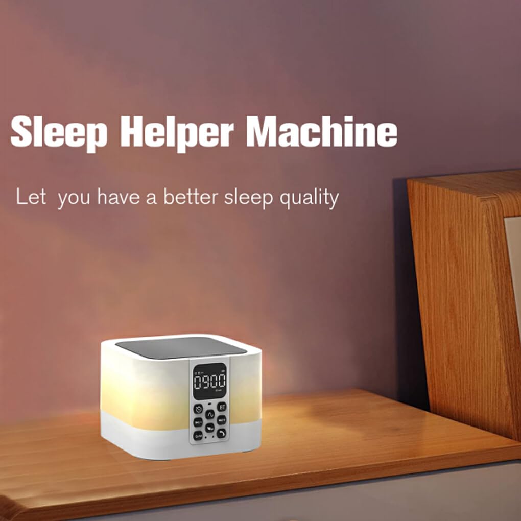 VUIUYOIES Macchina Audio Stereo Hi-Fi per Adulti 30 Timer di Sonno lenitivo per Bambini Che dormono con Rumore Bianco