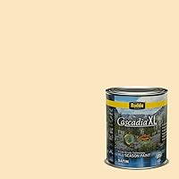 Vista 180 de Rodda Paint CASCADIA ZERO Interior Semi-Gloss Paint & Primer in One, Quart, Gold Tweed