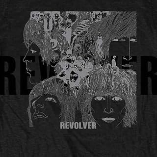 The Beatles T Shirt Revolver Reverse Album Cover Logo Official Mens Black Size XL – Image 3