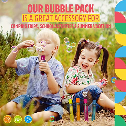 Dazzling Toys Bubble Test Tube – Pack Of 12 Bubble Wands With Liquid Tubes For Kids, Cool Outdoor Game Supplies For Children, Party Favor Stuff, Gifts For New Year & Birthday, Summer Toy For Toddler #TOP6
