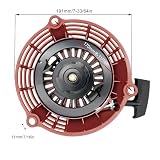 Strongthium Zestaw Naprawczy do Kosiarki Honda GCV160 GCV135 Szarpak Rozrusznik Gaźnik Cewka Zapłonowa Filtr Powietrza do Stiga AL-KO NAC Husqvarna Silnik 4T