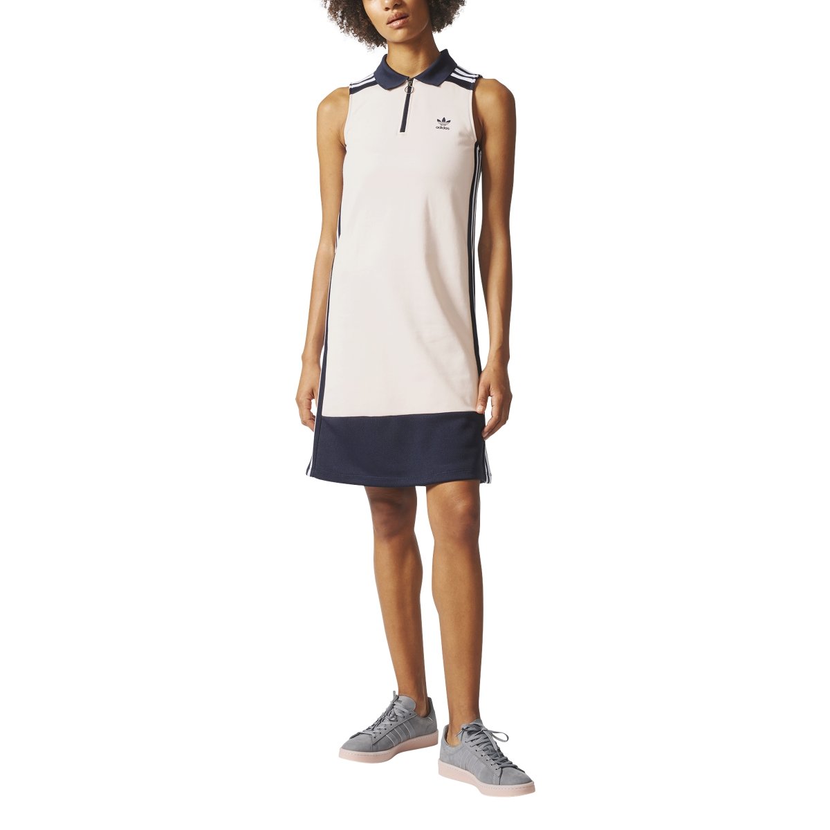 adidas Originals Trefoil Robe pour Femme Icey Rose/Legend Ink Bq5745