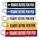 Rotary13B1 Remove Before PEW PEW - 5 Pack Key Chains - (Multi)