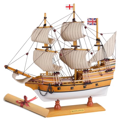 SAILINGSTORY Mayflower 1/95 Scale Wooden Model Ship