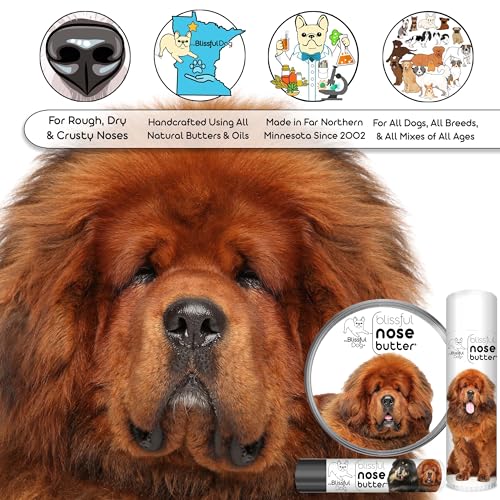 Image of The Blissful Dog Tibetan Mastiff Unscented Nose Butter - Dog Nose Butter, 1 Ounce