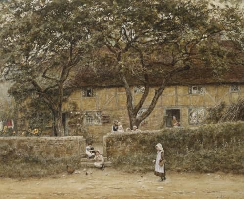Peinture murale enfants devant un chalet Allingham pour intérieur cosy