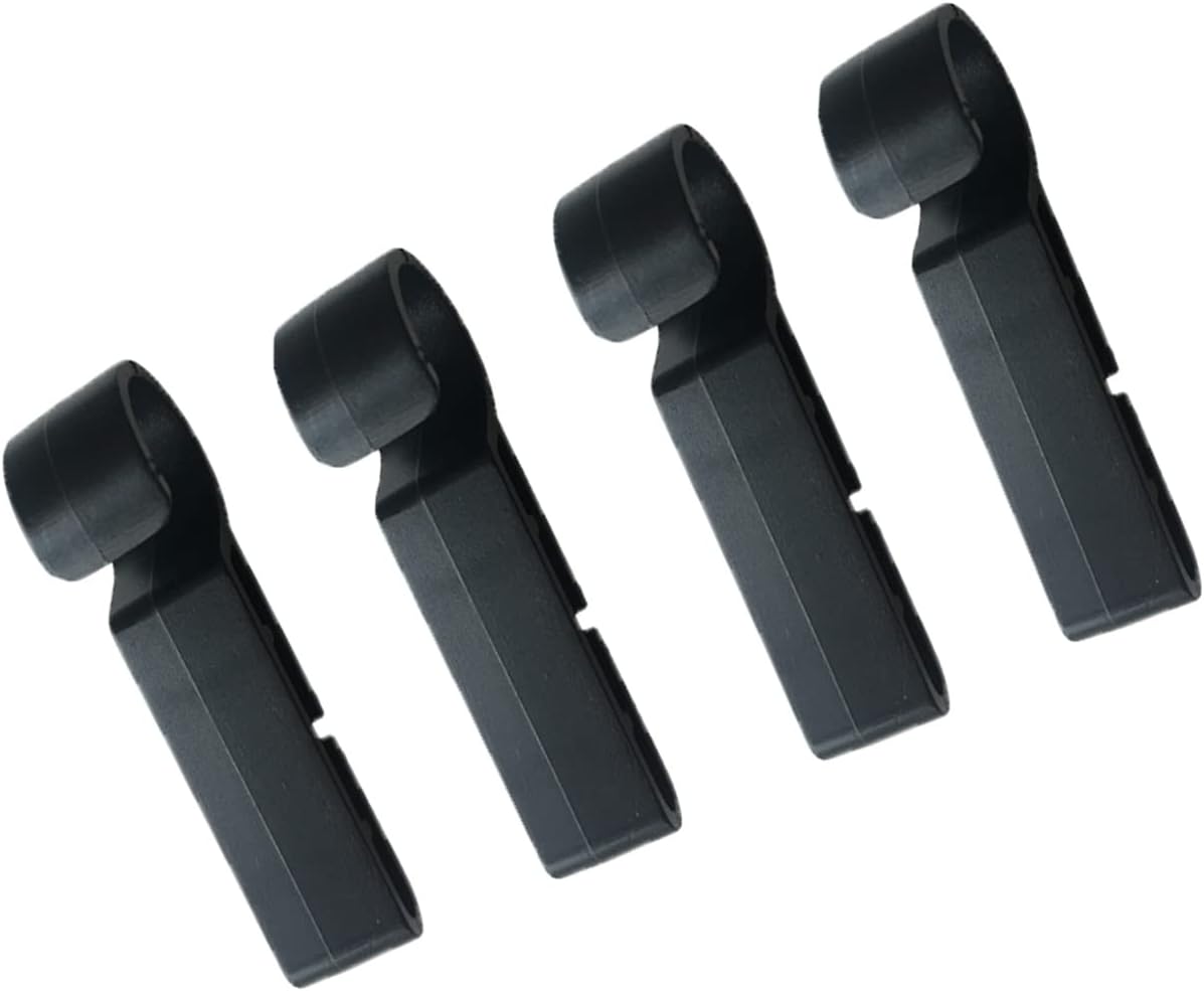 60Pcs Hard Hat Clips for Headlamps - Non-Slip Helmet Hook Clips, Quick-Install Narrow Edge Accessories for Construction Helmets (Most Headlamps Compatible)