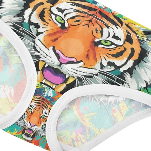 Face Tiger Animal Toddler Girls's Underwear 2T 202c16054