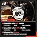 A-Premium 2 x Front or Rear Wheel Bearing and Hub Assembly with 6-Lug Compatible with Cadillac SRX 2010-2016, Saab 9-4X 2011