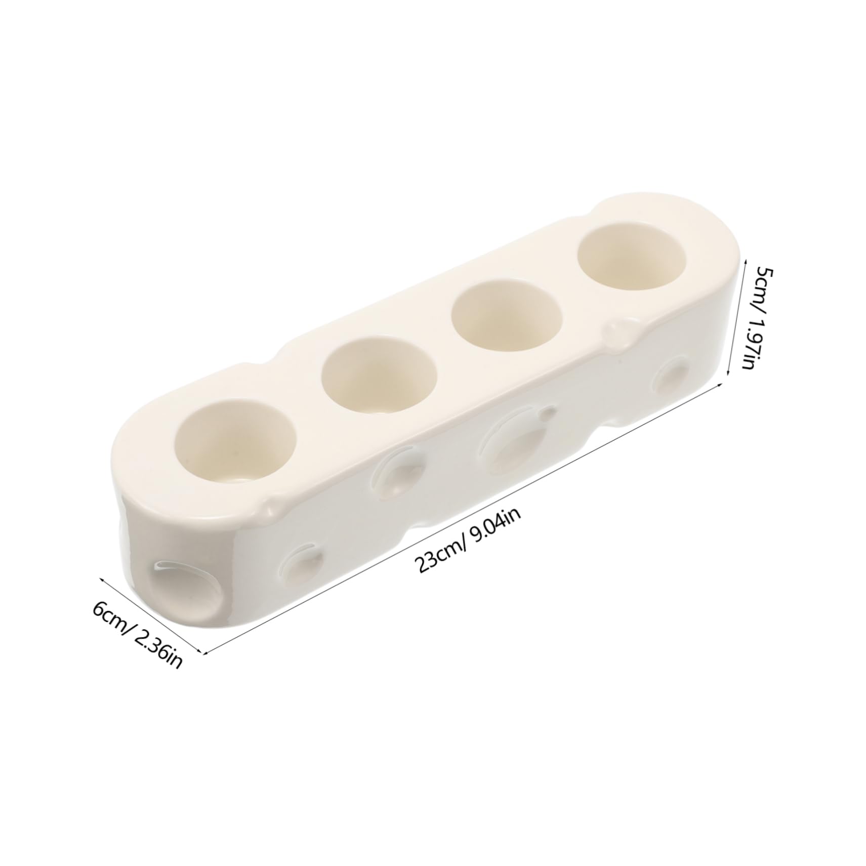 Support Brosse à Dents Électrique en Céramique, Base Blanche