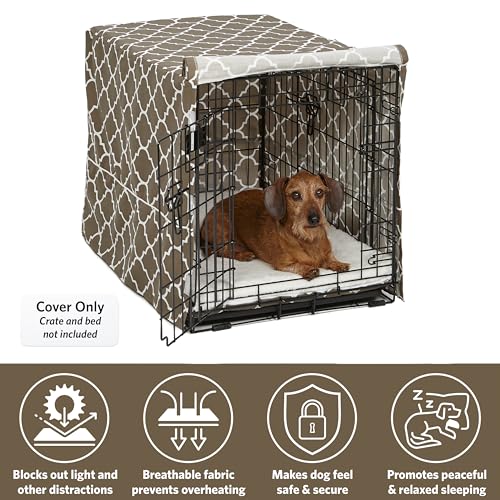 MidWest Homes for Pets CVR-30 Hundebox-Abdeckung, Stoff mit Teflonschutz, Sichtschutz für 76 cm lange Hundeboxen von MidWest und New World, maschinenwaschbar und trocknergeeignet