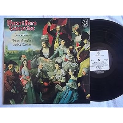 Mozart Horn Concertos James Brown/Arthur Davison Vinyl LP CFP Label CFP148