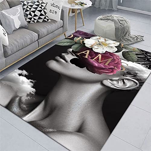 RUGMRZ Area Rug Baby Kinderzimmer Flokati Teppich Waschbar Kunst Designer Teppich Moderne Wohnzimmer...