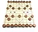 Elloapic Beechwood Xiangqi Chinese Chess Set with Wooden Box,Large Size,4CM Diameter