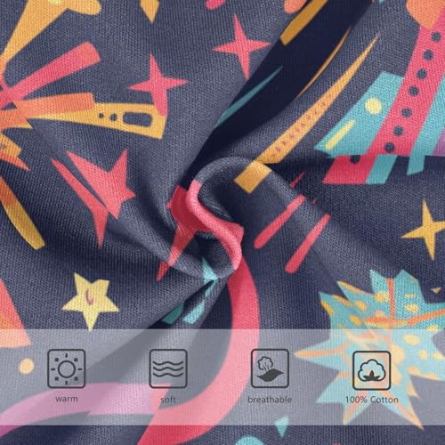 KLL Firework Pattern Baby Boys Pure Cotton Briefs Underwear Cute Children Panties3