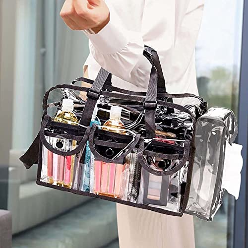 Bolsa cosmética transparente contra derrames e ideal para la playa 7