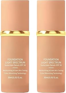 2 bases líquidas 4 en 1 con SPF 50, espectro ...