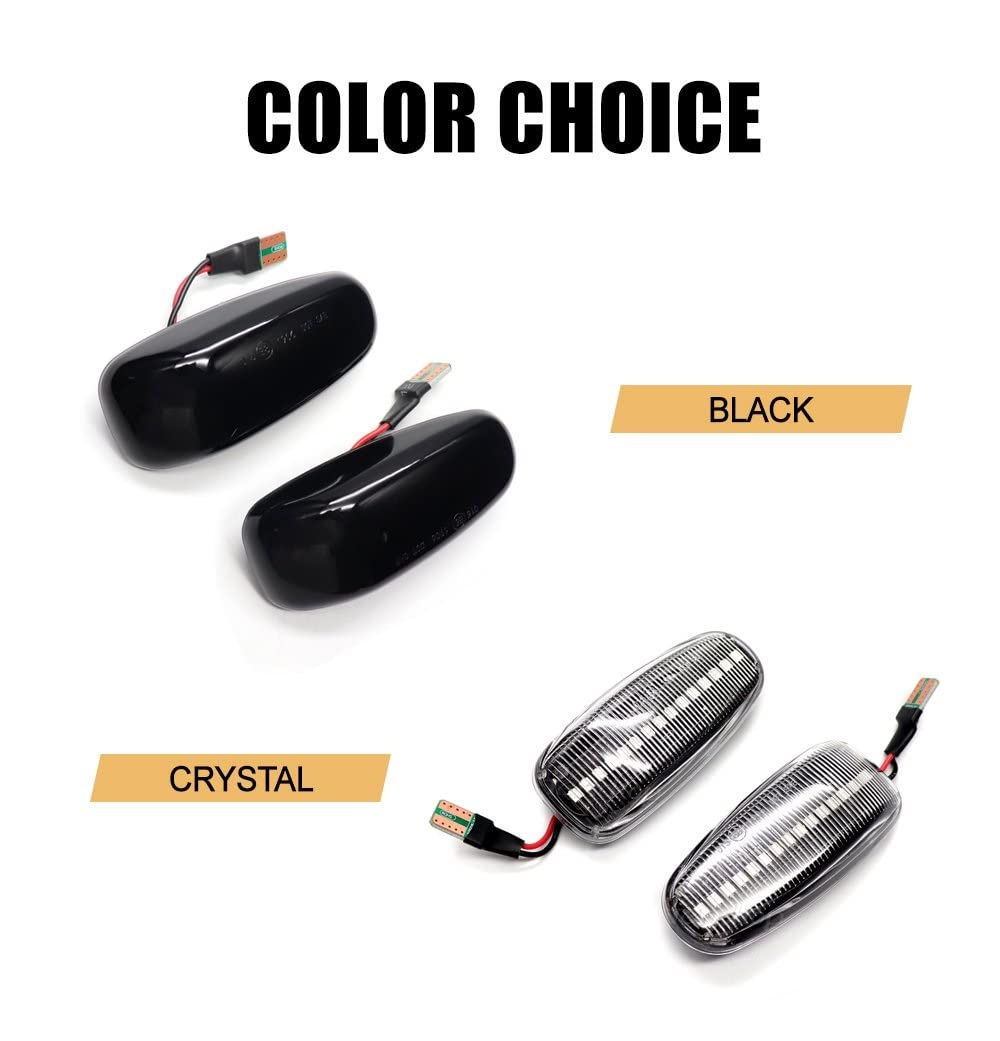 Répétiteurs latéraux séquentiels à LED pour Mercedes Viano (W639