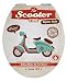 Produktbild Wenko 21598100 WC-Sitz Vintage Scooter - Metal Plate Oberfläche, Absenkautomatik, Metall, mehrfarbig