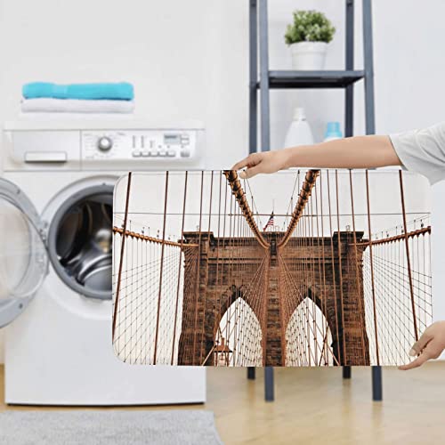 Photo Of Brooklyn Bridge Print Rug Mats Pads Badvorleger Badteppich Set 3-teilig + Konturteppich + Toilettendeckelbezug – Bild 8