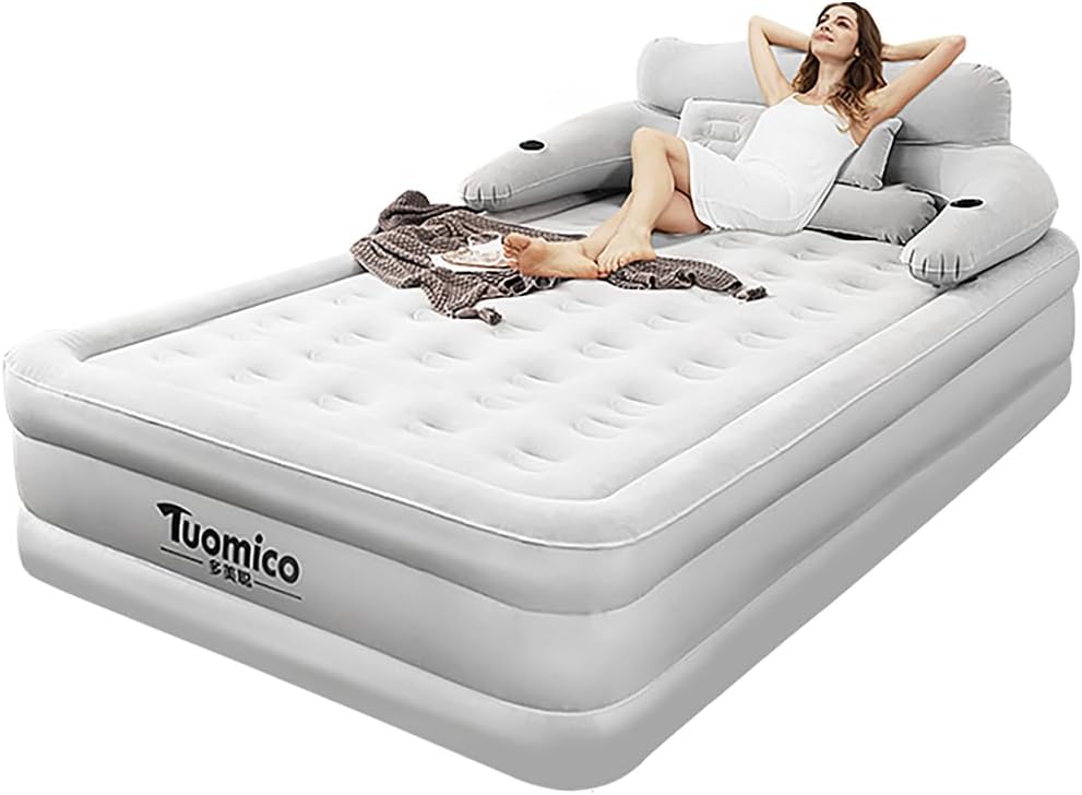 HERUNKUWA 自動空気入れ エアーベッド （2セットポンプ付） Pugrwei