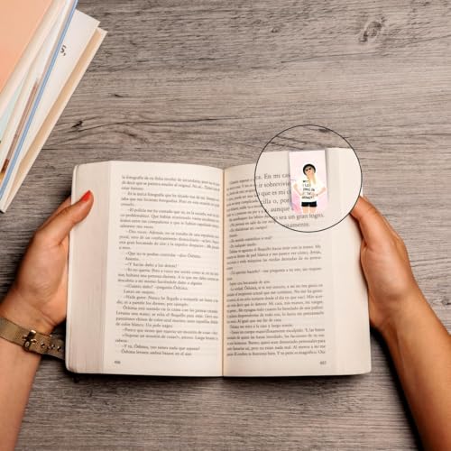 Image of Zesta Magnetic Bookmark | Aesthetic Book Mark for Reading | Cute Anime Bookmarks for Kids, Students | Book Accessories for Novels, Gifts for Readers (Swift, Large (15X4 Cms))