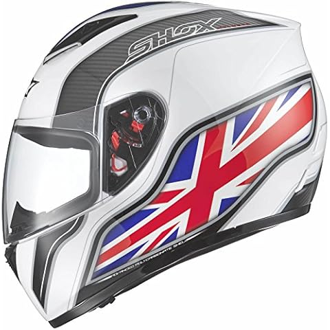 Shox Axxis Identity Motorcycle Helmet S UK Cover