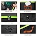 2 Layer Golf Trunk Organizer , Golf Organizer with 2 Pairs Shoes Compartment, Golf Storage Waterproof Car Trunk Locker for Balls, Caps, Clothes, Gloves, Accessories, Gifts for Golfers (Black+Green)