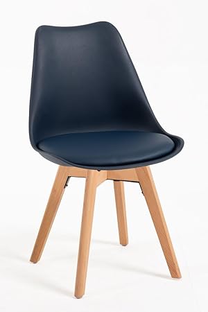 Regalos Miguel - Packs Sillas Comedor - Pack 2 Sillas Synk Basic - Azul Oscuro